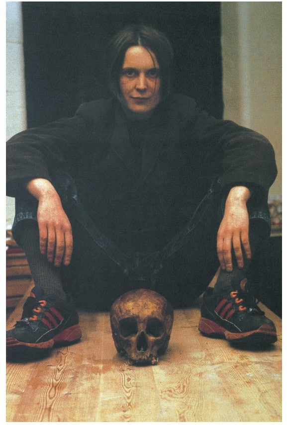 Self Portrait with Skul, 1990-1998 Credits: © the Artist; courtesy Sadie Coles HQ, London + Contemporary Fine Arts, Berlin 1990-1998
